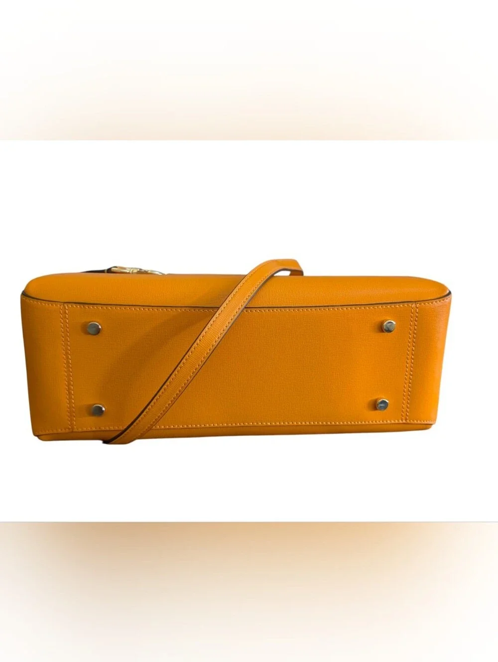 Kate Spade ♠️ New York Serena Saffiano Leather Satchel Bag Orange Tangerine